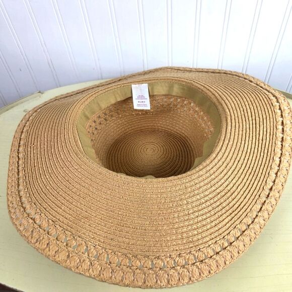 Women's BOHO Floppy Hat Stylish Black and Tan Women's Sun Hat Bundle - Picture 16 of 16